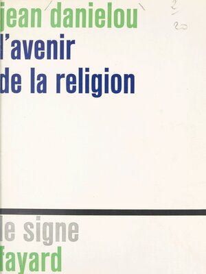 cover image of L'avenir de la religion